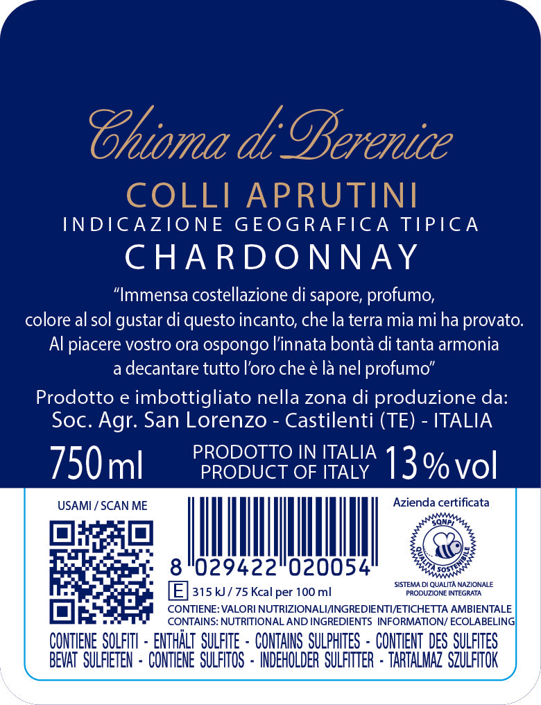 Chioma di Berenice Chardonnay