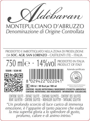 Aldebaran Montepulciano d'Abruzzo doc