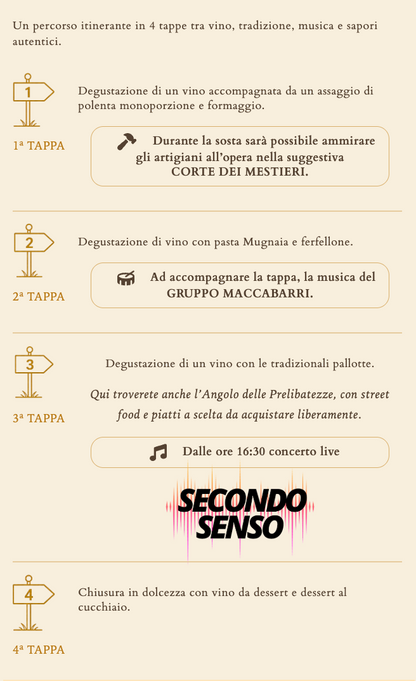 Domenica 31 maggio- Percorso itinerante