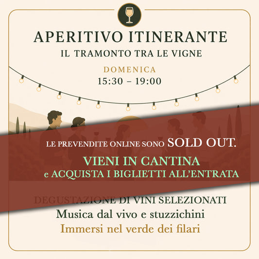 Domenica 31 maggio- Aperitivo Itinerante