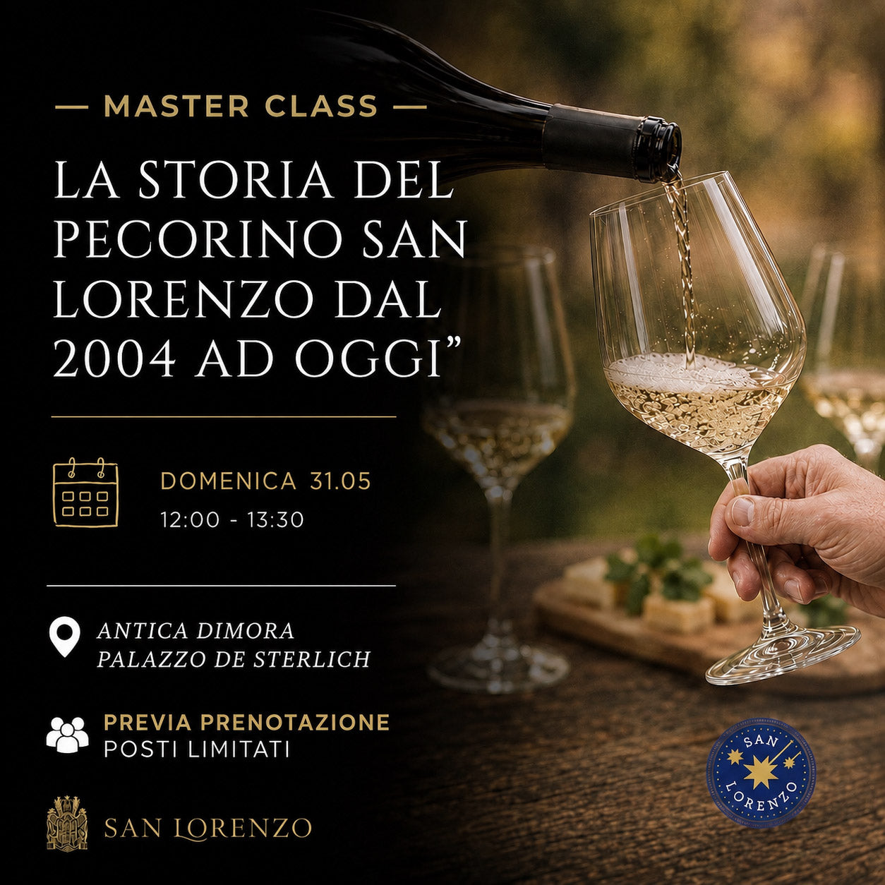 MASTERCLASS La storia del pecorino San Lorenzo dal 2004 a oggi
