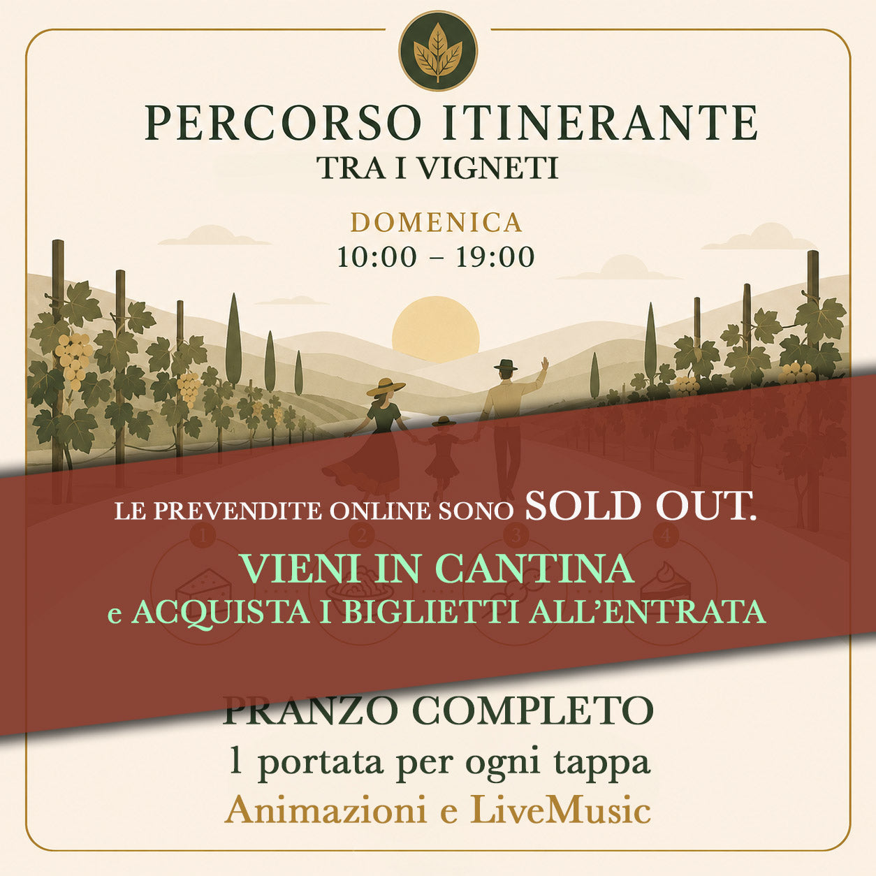 Domenica 31 maggio- Percorso itinerante