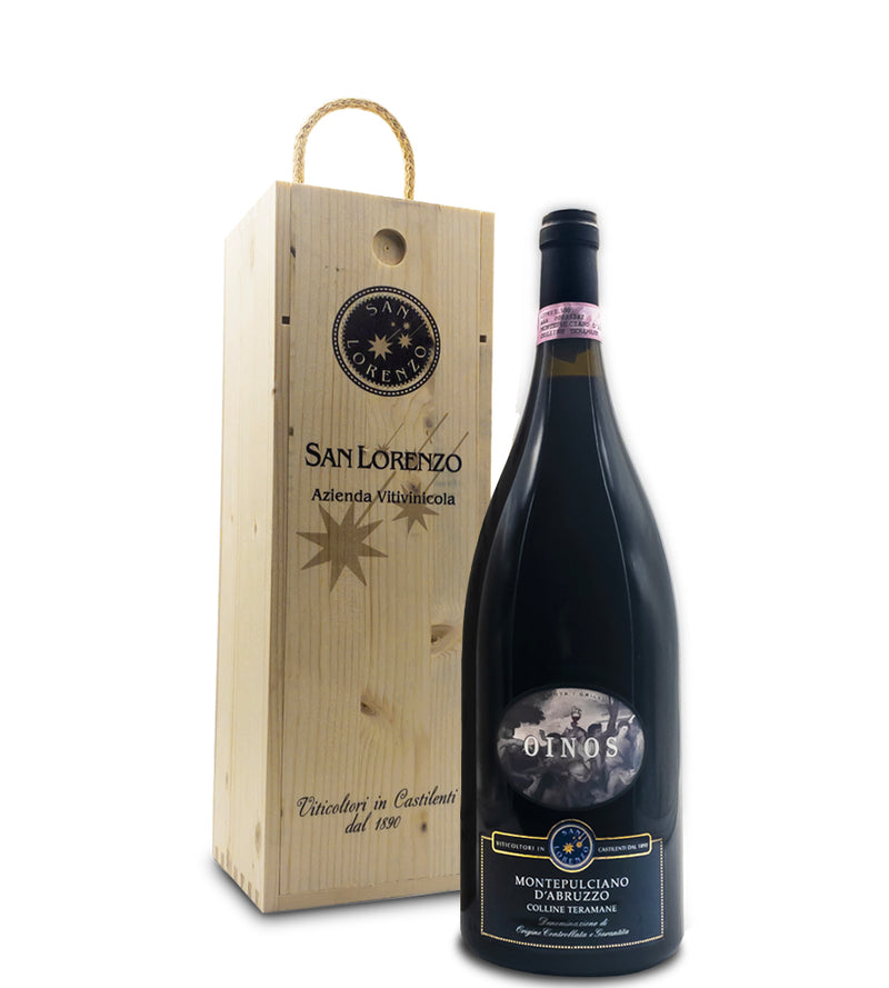 Oinos Montepulciano DOCG 1,5L con Cassetta