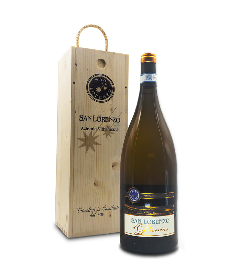 Il  Pecorino DOC 1,5L con Cassetta